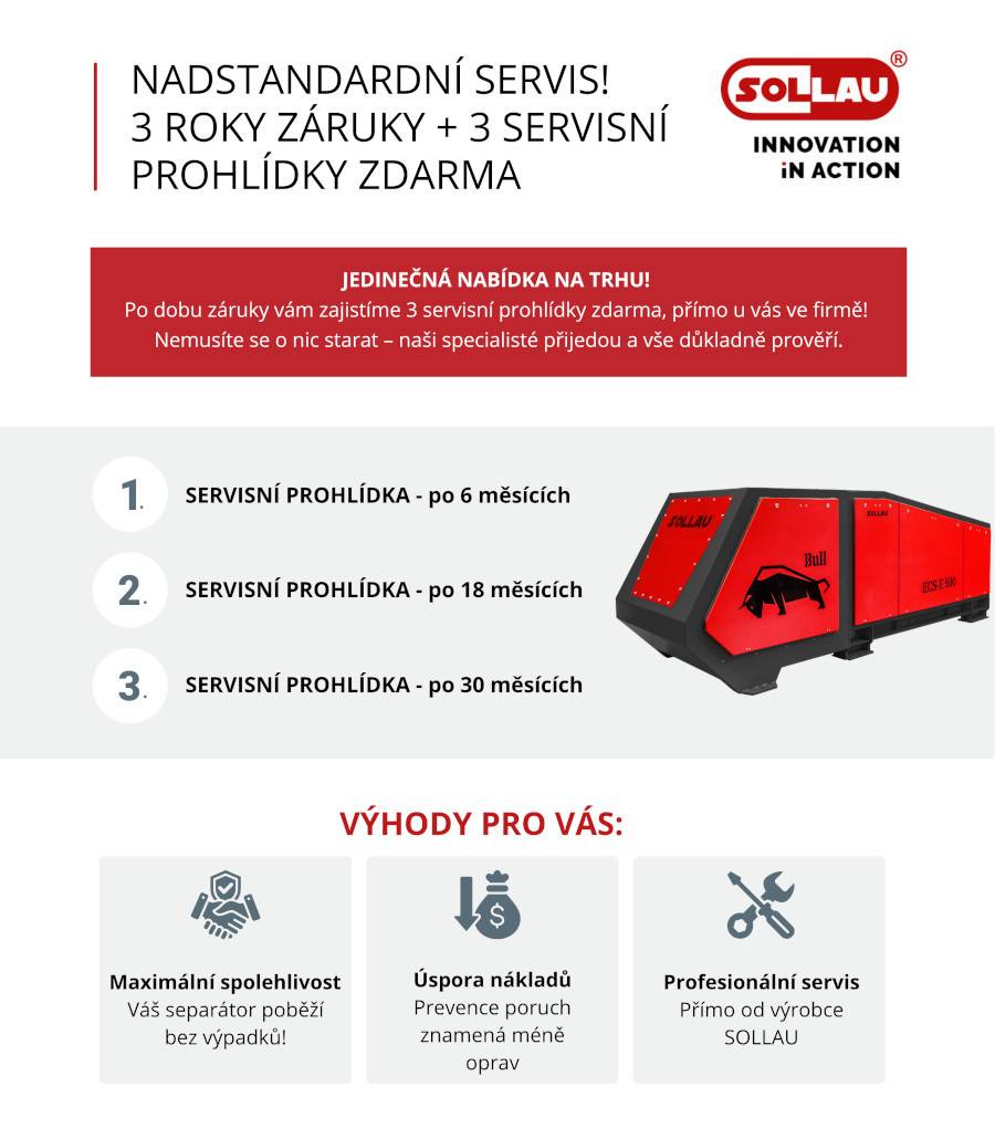 Magnetické separátory neželezných kovov ECS - nadštandardný servis