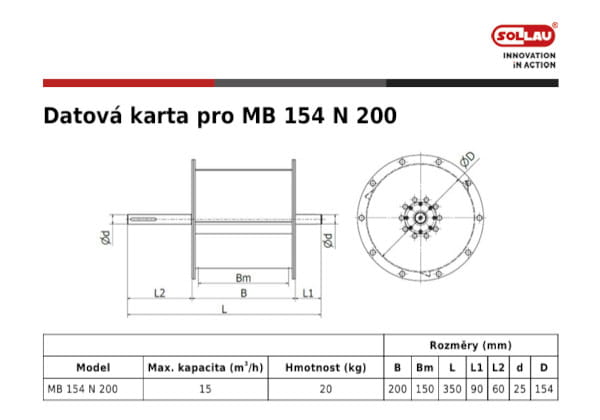 Magnetický bubon MB N