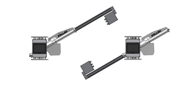 Valec môže byť umiestnený v hornej alebo spodnej časti separátora