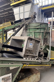 Tunelový detektor kovov METRON 05 D - výroba suchých maltových zmesí