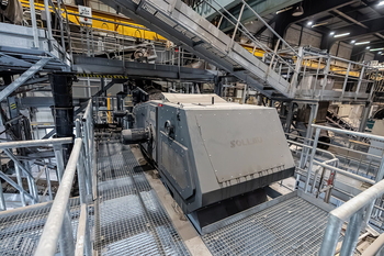 Eddy current separátor ECS – triedenie neželezných kovov zo škvary ZEVO