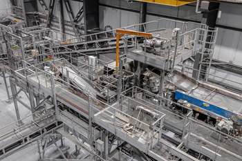 Eddy current separátor ECS – triedenie neželezných kovov zo škvary ZEVO