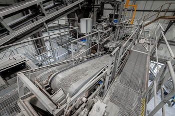 Eddy current separátor ECS – triedenie neželezných kovov zo škvary ZEVO
