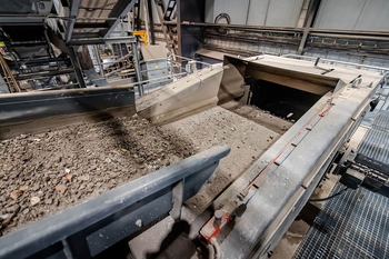 Eddy current separátor ECS – triedenie neželezných kovov zo škvary ZEVO