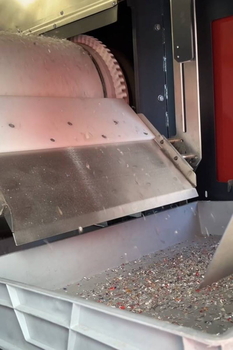 Eddy current separátor ECS-E 500 - recyklácia plastového odpadu