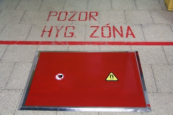 Magnetická rohož MM – vstup do hygienickej zóny potravinárskej prevádzky