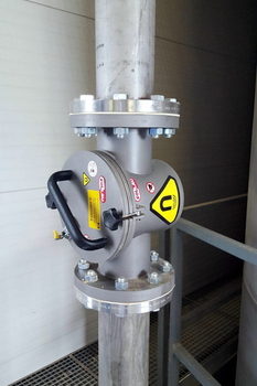Magnetický separátor do potrubia MSP-S – pneumatická doprava múky vo výrobe cestovín