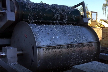 Magnetický bubon MB – dočistenie železnej frakcie pri recyklácii kovov