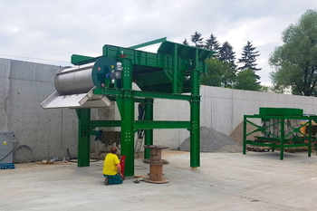 Magnetický bubon MB – dočistenie železnej frakcie pri recyklácii kovov