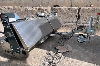 Magnetická metla MS 2000 FALCON – čistenie plôch od popadaného šrotu