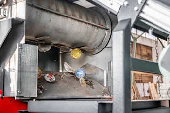 Krytý magnetický bubon MBZ 304 N 800 – separácia kovov z tuhých alternatívnych palív TAP