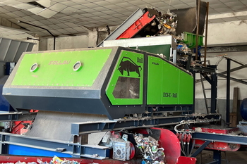 Eddy current separátor ECS-E 2000 BULL – separácia kovov z tuhých alternatívnych palív TAP