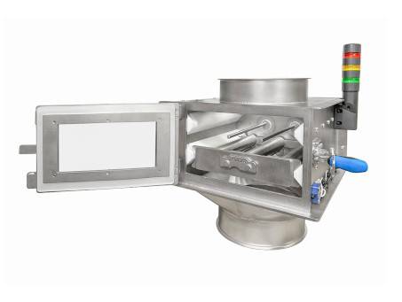 Skriňové roštové magnetické separátory so signalizáciou zaplnenia MSS-MC ALARM