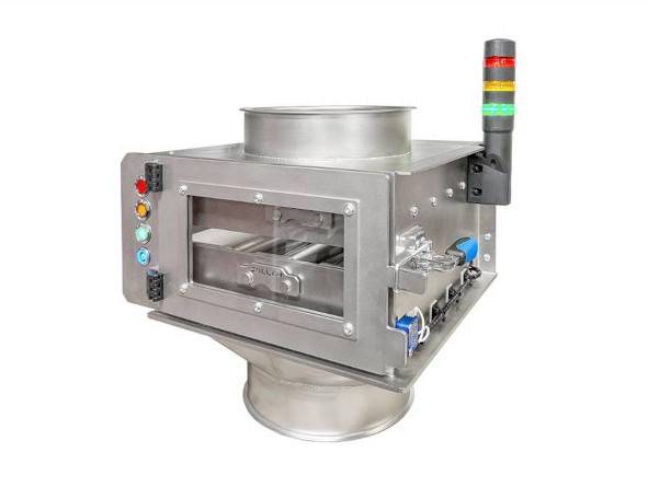 Skriňové roštové magnetické separátory so signalizáciou zaplnenia MSS-MC ALARM