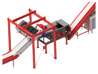 Separačná linka na dotrieďovanie plastového odpadu