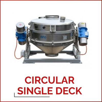 CIRCULAR SINGLE DECK – Kruhové vibračné sito pre extrémne náročné aplikácie