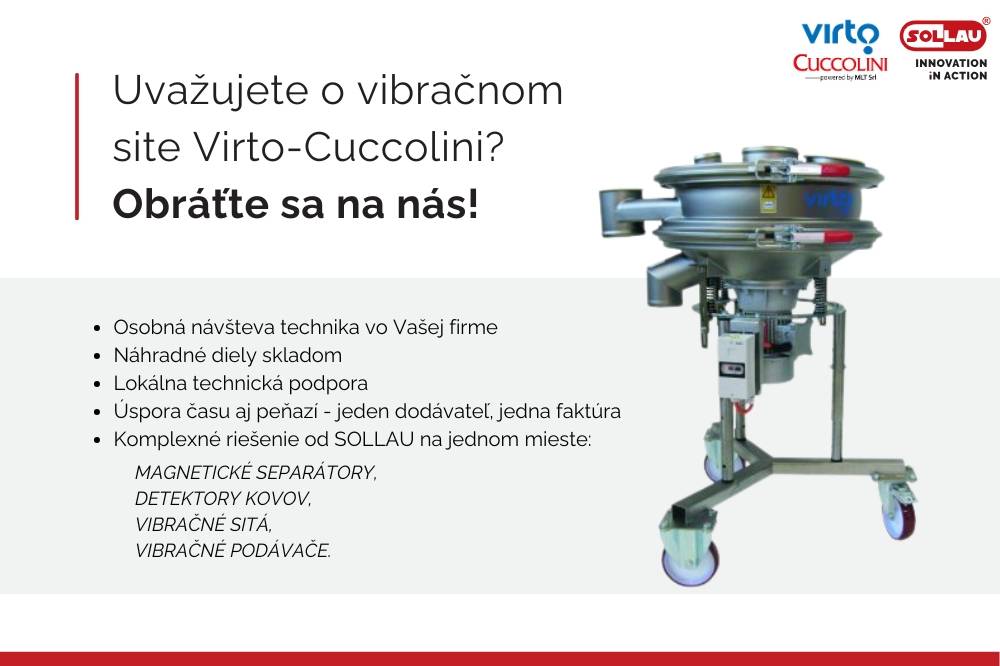 Vibračné sito Virto Cuccolini