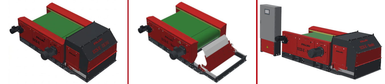 Magnetický separátor s excentricky uloženým rotorem ECS-E ZEBU