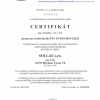 Certifikát TESYDO