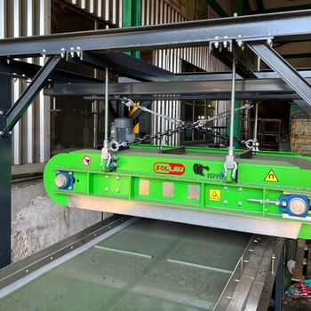 Závesný elektromagnet nad pásový dopravník DND-AC-E