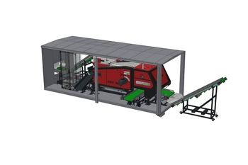 3D model triediacej linky