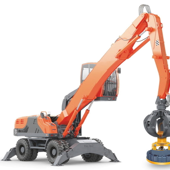 Šrotový elektromagnet EMG-SM – kruhový magnet na šrot