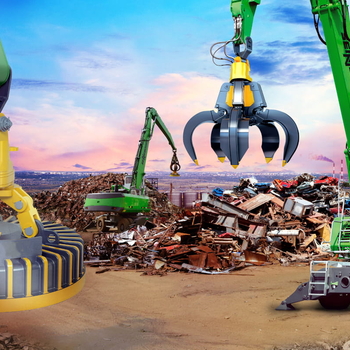 Šrotový elektromagnet EMG-SM – kruhový magnet na šrot